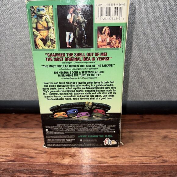 Teenage Mutant Ninja Turtles - The Movie (VHS, 1990) - Picture 3 of 6